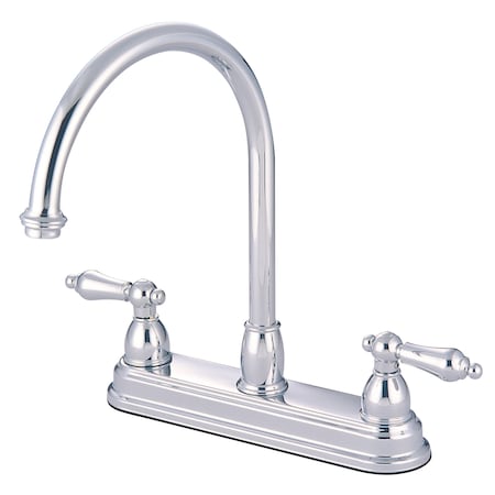Kingston Brass Restoration Centerset Kitchen Faucet, Chrome KB3741AL